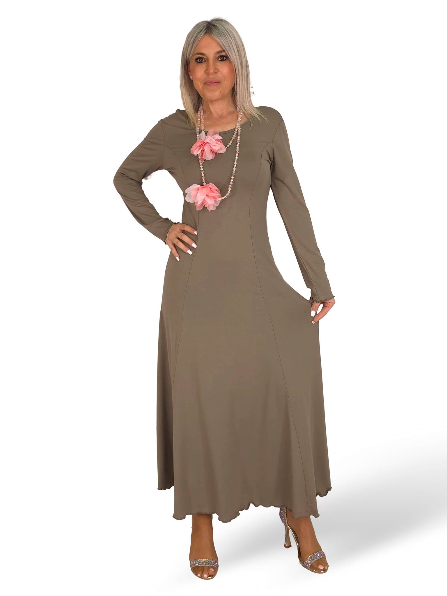 VESTIDO LARGO PUNTO VISCOSA JOT