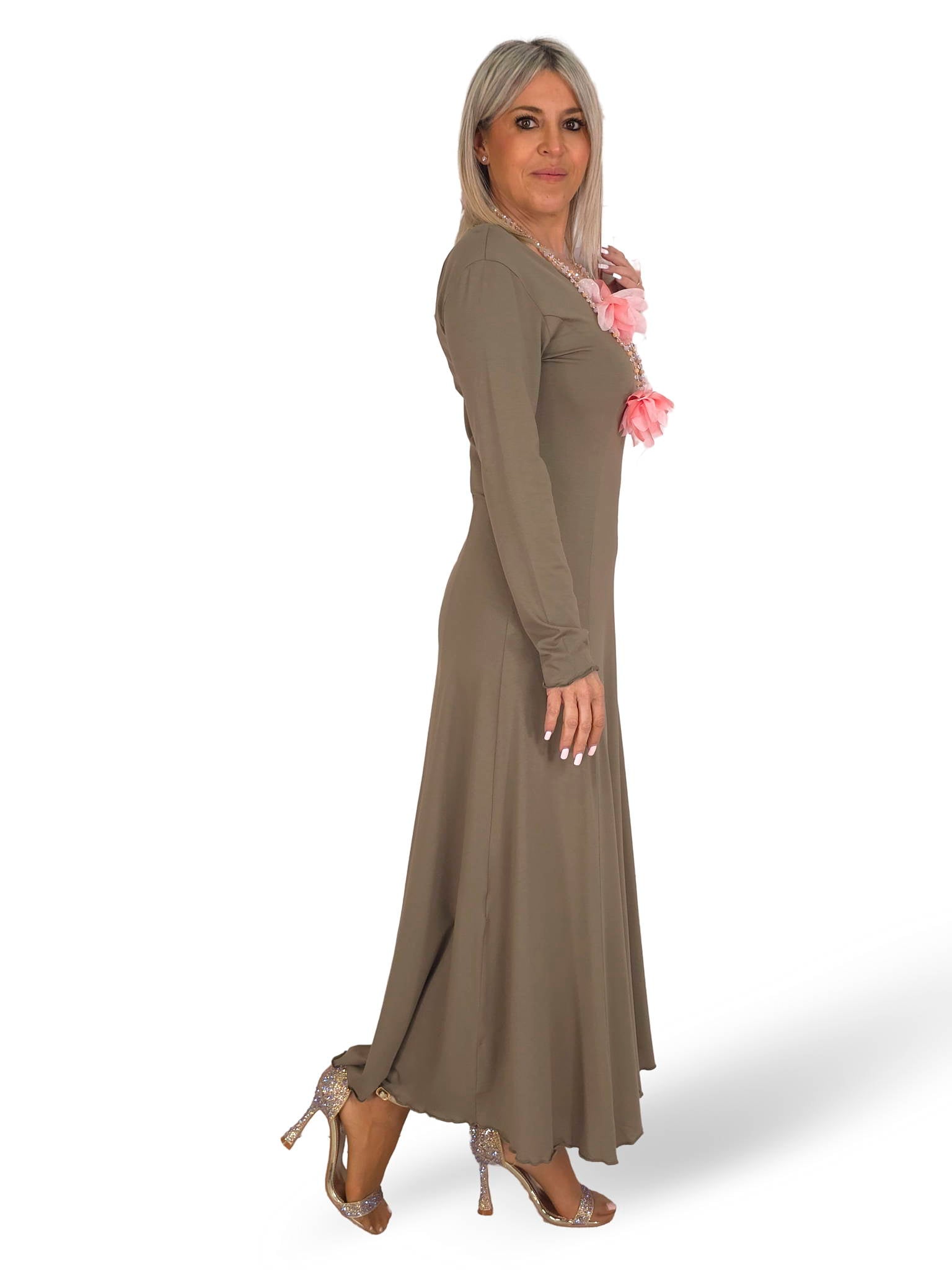 VESTIDO LARGO PUNTO VISCOSA JOT