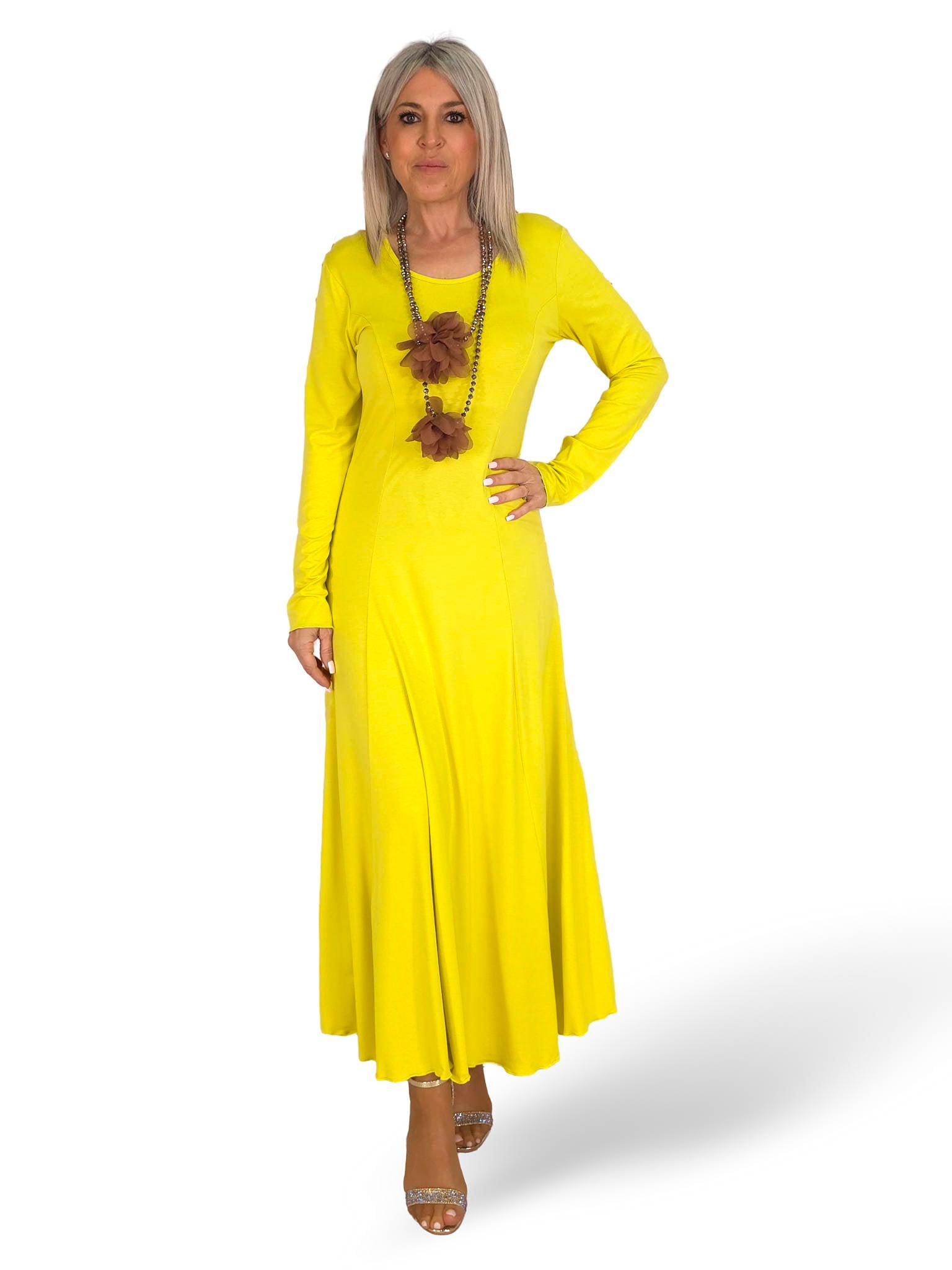 VESTIDO LARGO PUNTO VISCOSA JOT