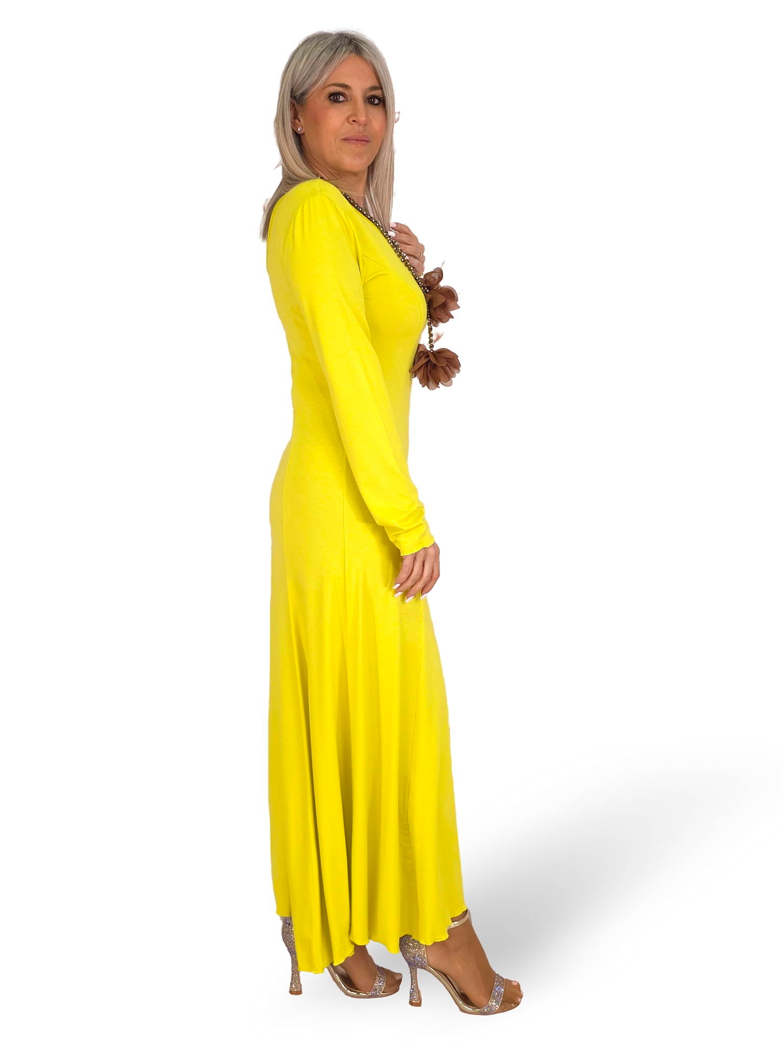 VESTIDO LARGO PUNTO VISCOSA JOT