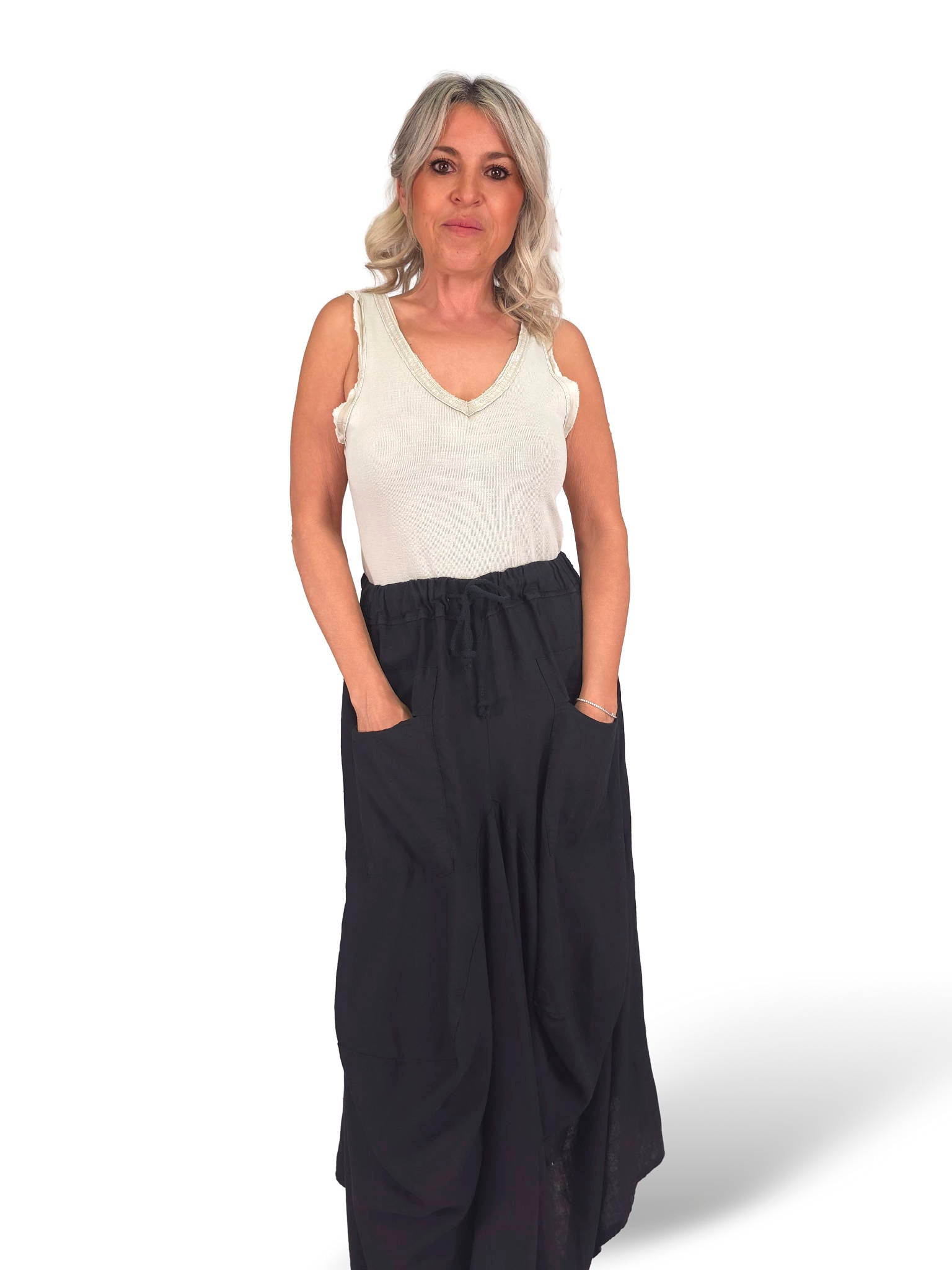 PANTALON URBAN FLUIDO LINO