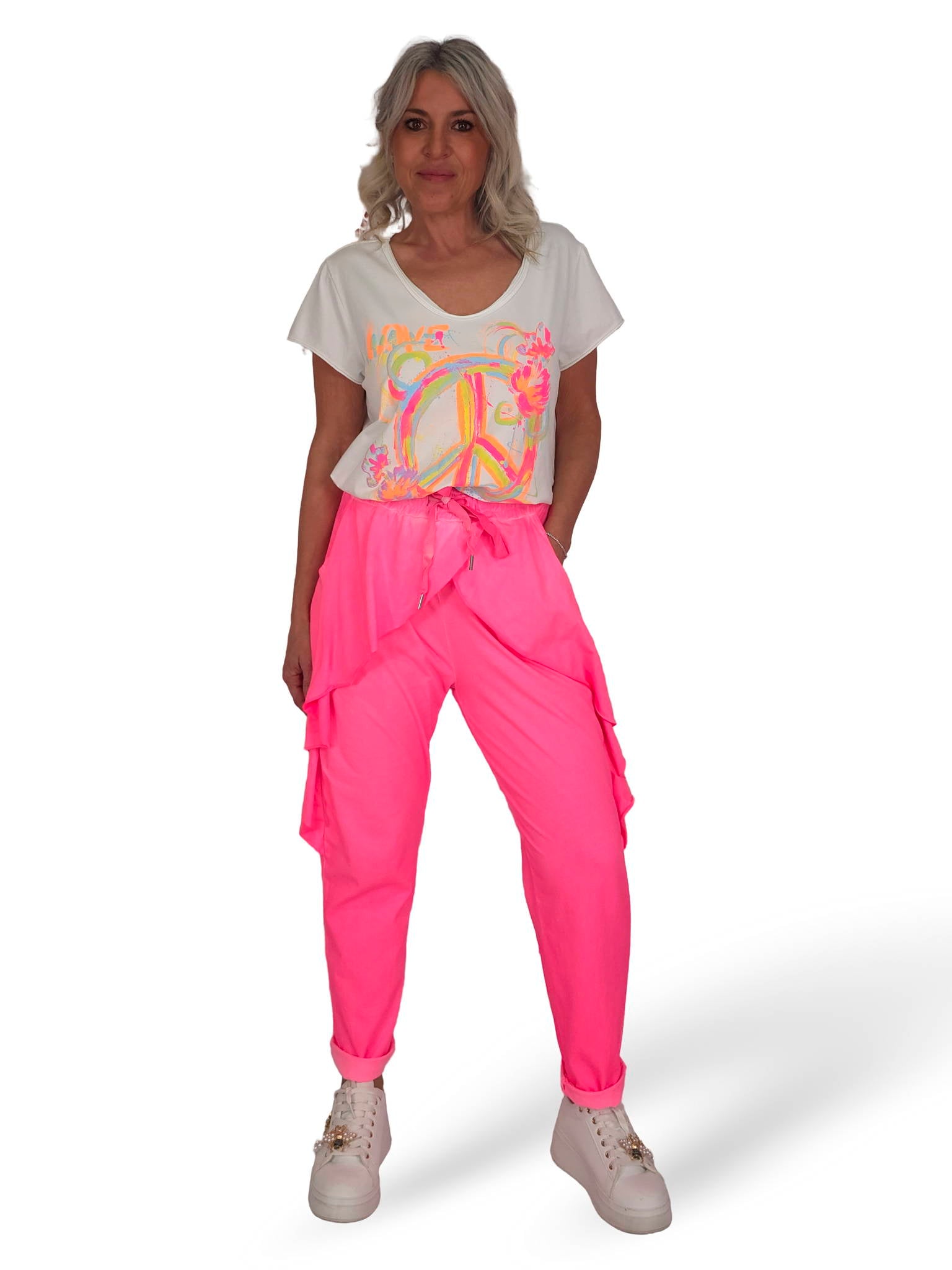Rüschen-Cape-Hose