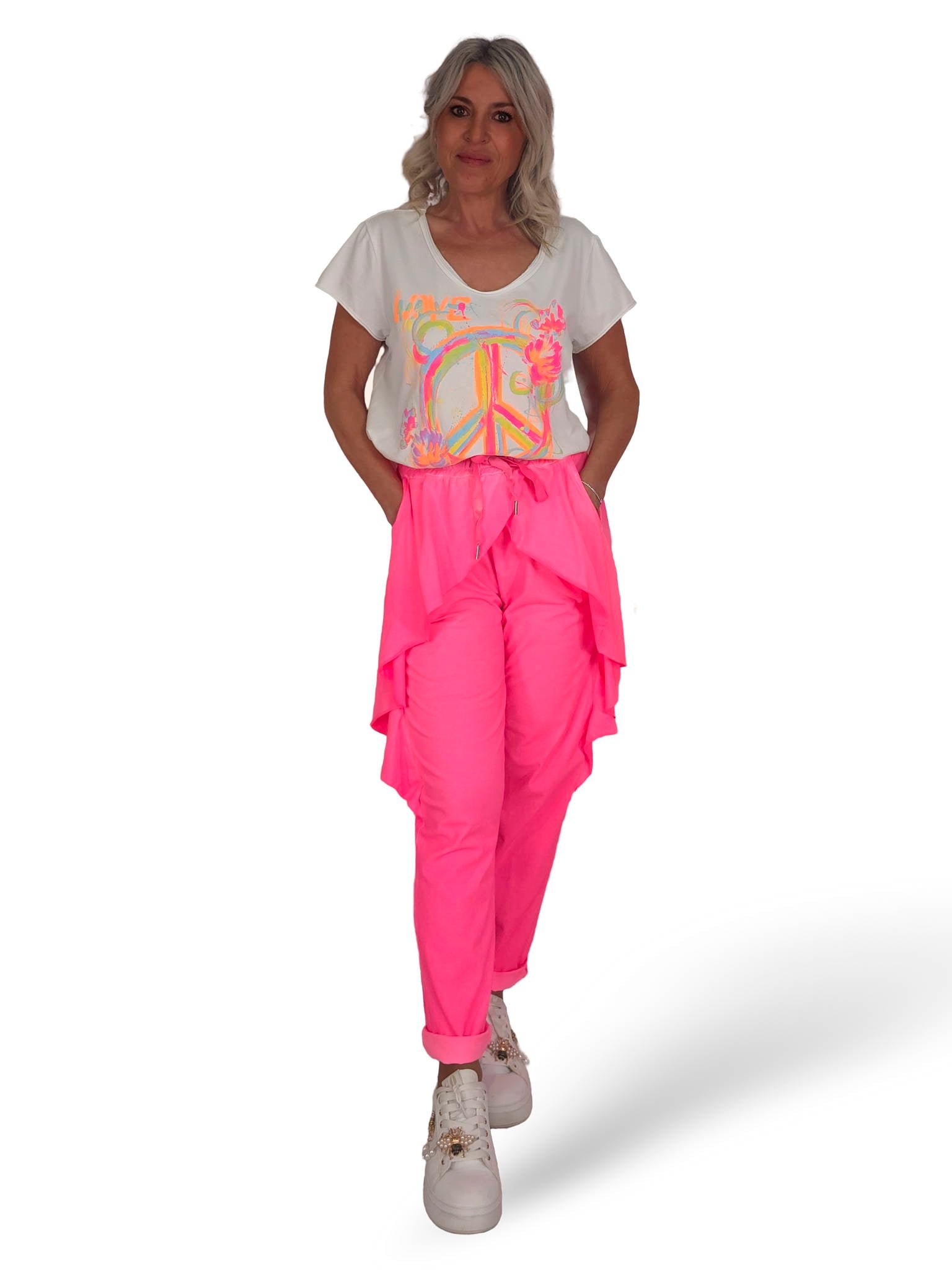 Rüschen-Cape-Hose