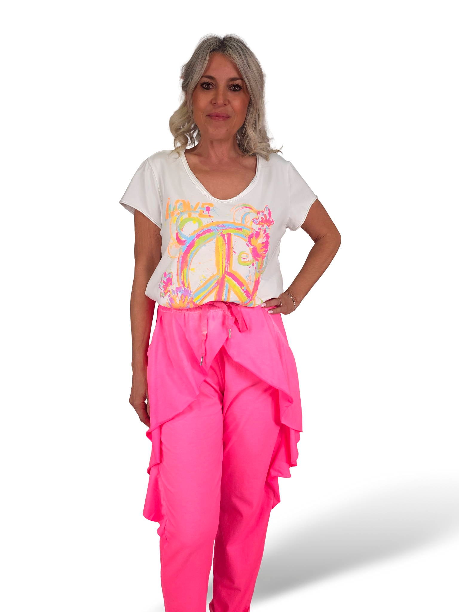 Rüschen-Cape-Hose