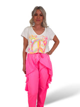 Rüschen-Cape-Hose
