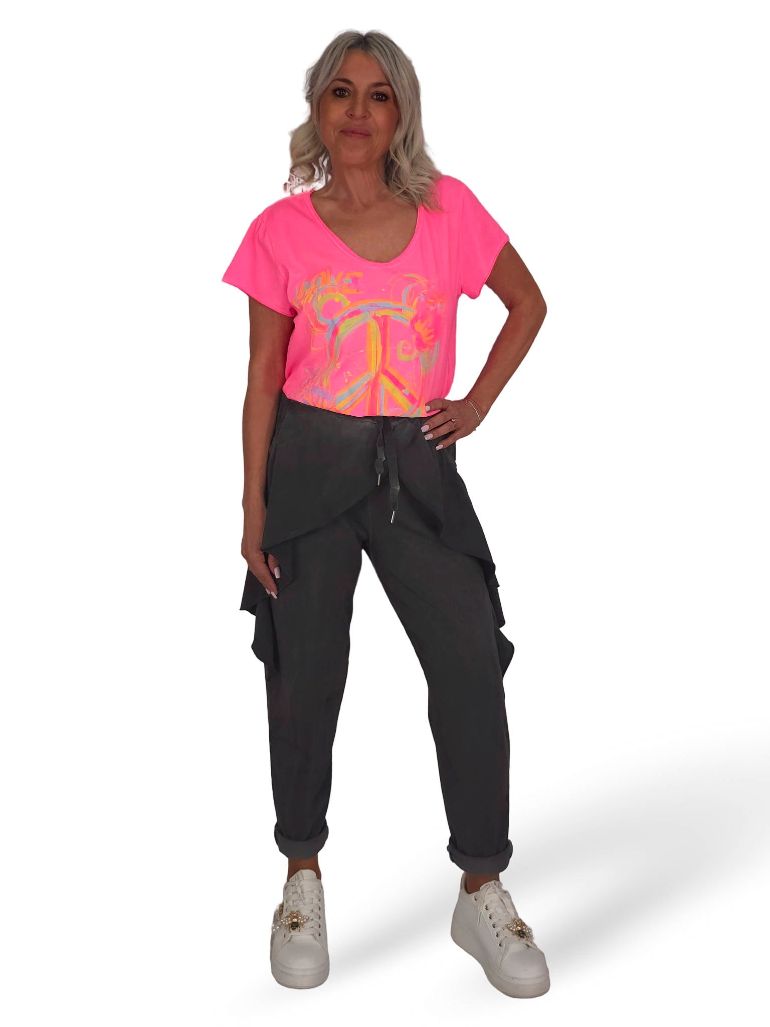 Rüschen-Cape-Hose