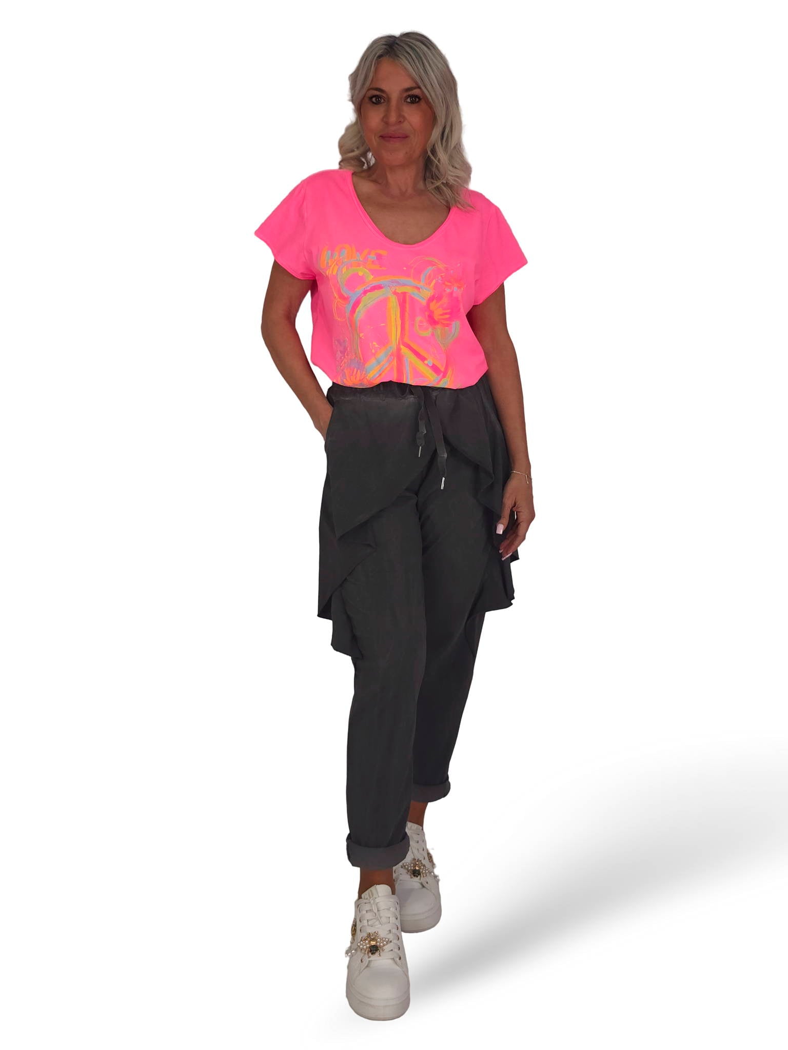 Rüschen-Cape-Hose