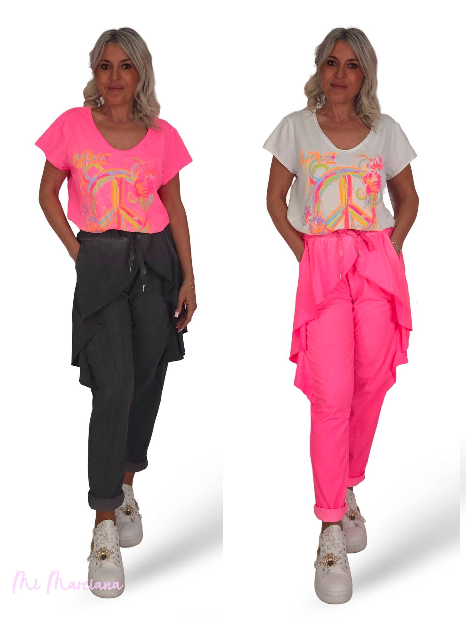 Rüschen-Cape-Hose