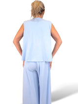 Gilet asimmetrico in cotone JOT