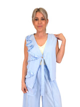 Gilet asimmetrico in cotone JOT