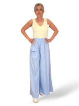 Pantaloni palazzo in cotone Jot