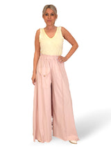 Pantaloni palazzo in cotone Jot
