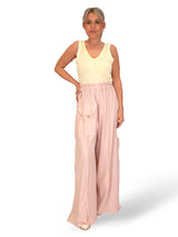 Pantaloni palazzo in cotone Jot