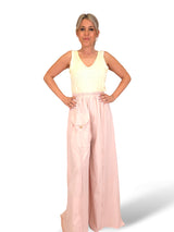 Pantaloni palazzo in cotone Jot