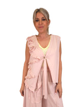 Gilet asimmetrico in cotone JOT