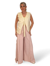 Gilet asimmetrico in cotone JOT