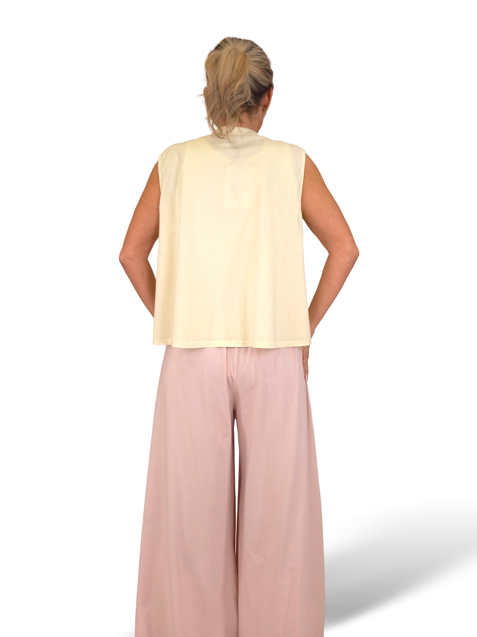 Gilet asimmetrico in cotone JOT