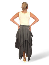 FALDA CAPAS PICO ALGODON
