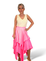 FALDA CAPAS PICO ALGODON