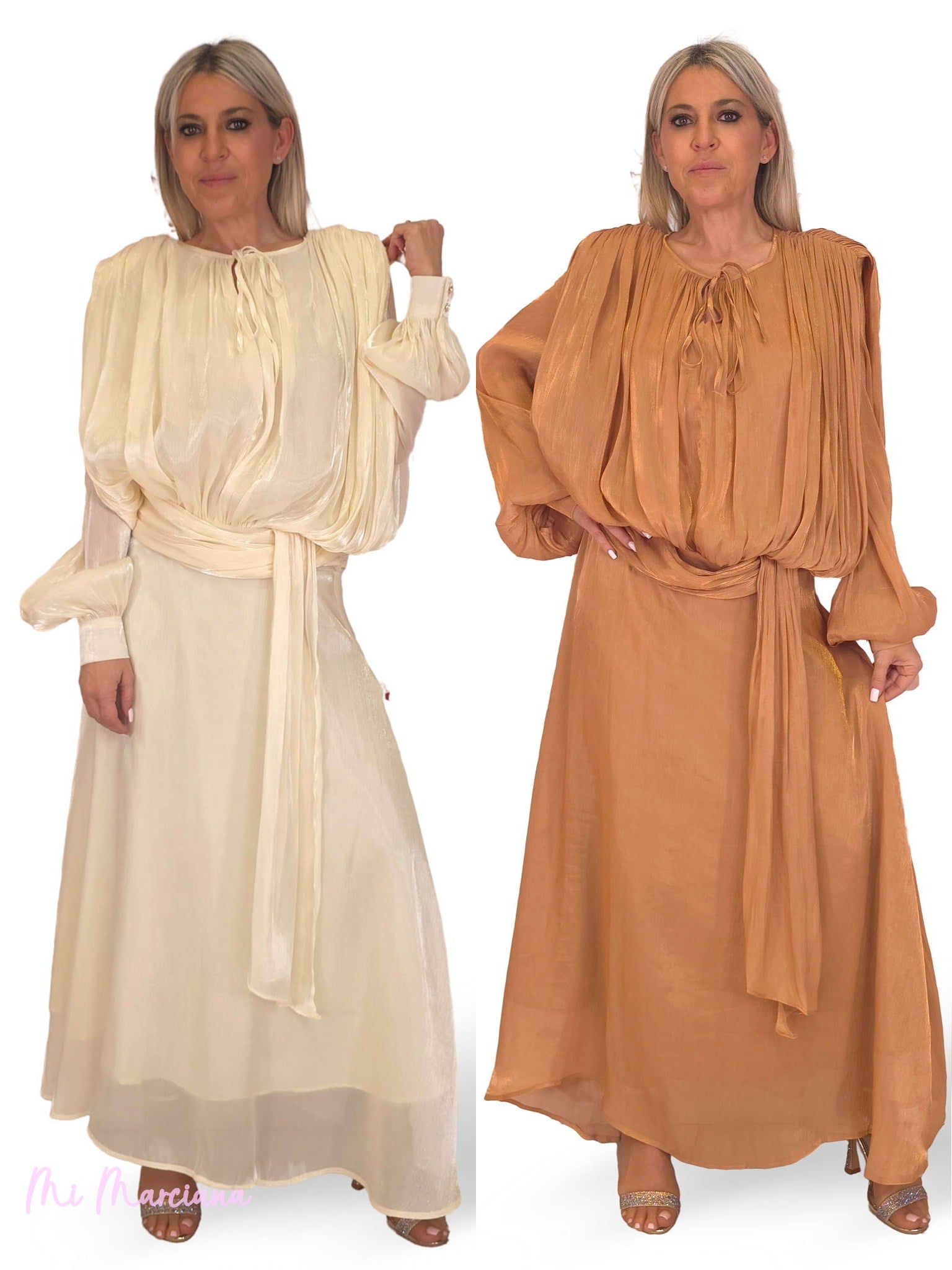 VESTIDO LARGO  GOLDEN DAYS PARIS