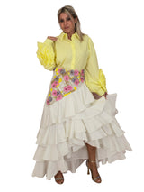 CAMISA MANGAS FLOR