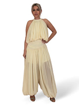 ENSEMBLE HAUT ET PANTALON EN CHIFFON ALIDN