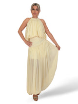 ENSEMBLE HAUT ET PANTALON EN CHIFFON ALIDN