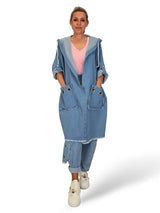 CHAQUETA ARANDELAS DENIM