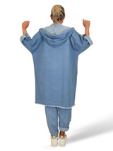 CHAQUETA ARANDELAS DENIM