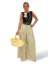 PANTALON PINZAS PALAZZO LUNARES