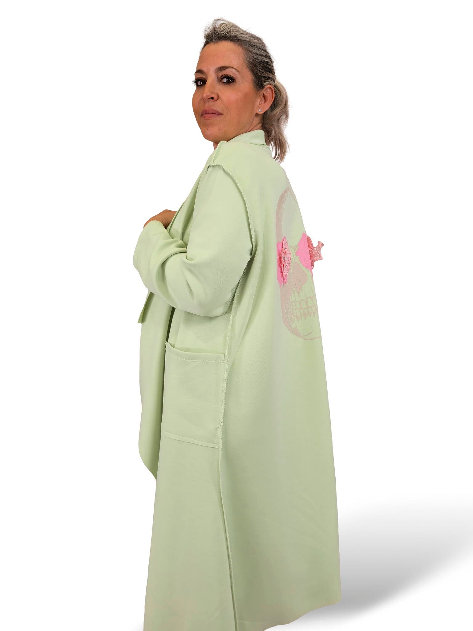 GIACCA CON TESCHIO IN COTONE