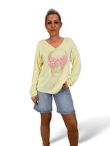 JERSEY CALAVERA OJOS FLORES