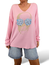 JERSEY CALAVERA OJOS FLORES