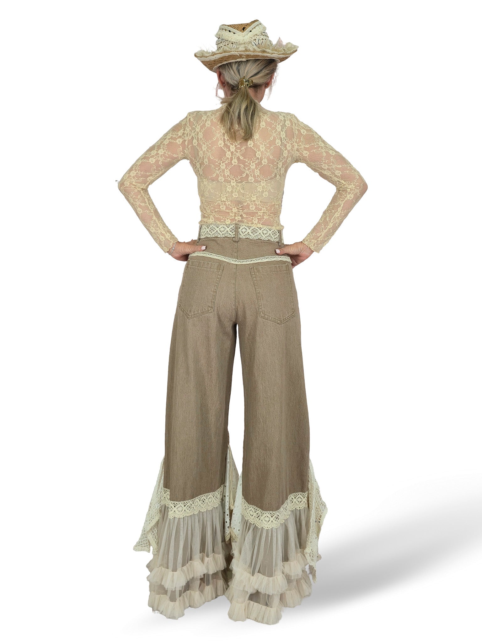 PANTALON ATELIER SOMBRERO JOT MARRON