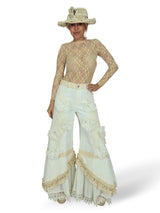 PANTALON ATELIER SOMBRERO JOT BLANCO
