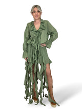 VESTIDO VOLANTES GASA BOAL JOT