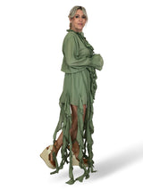 VESTIDO VOLANTES GASA BOAL JOT