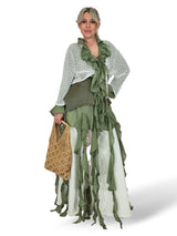VESTIDO VOLANTES GASA BOAL JOT
