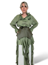VESTIDO VOLANTES GASA BOAL JOT
