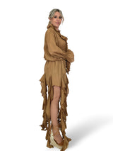 VESTIDO VOLANTES GASA BOAL JOT