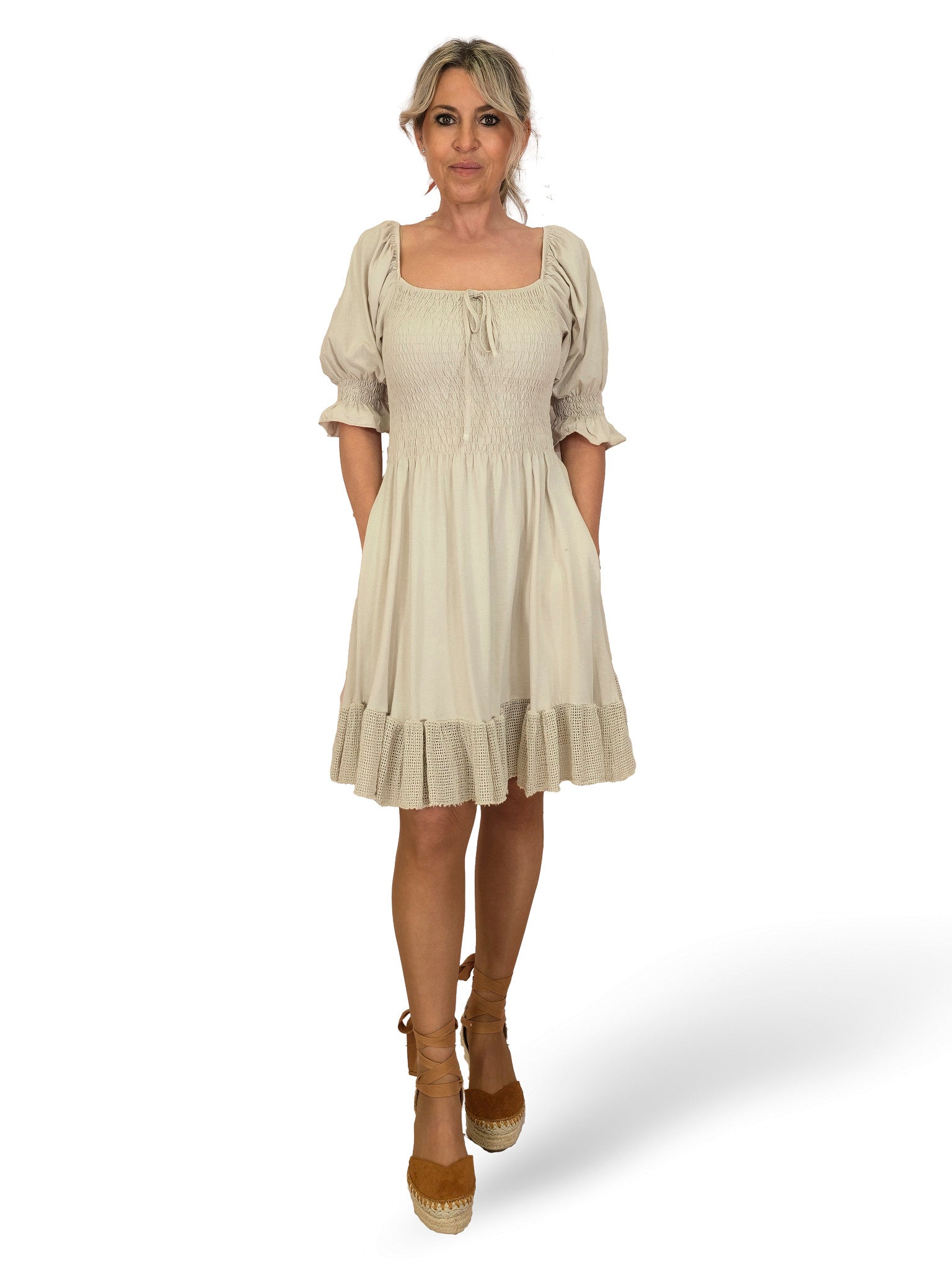 VESTIDO IBIZA REJILLA CORTO JOT