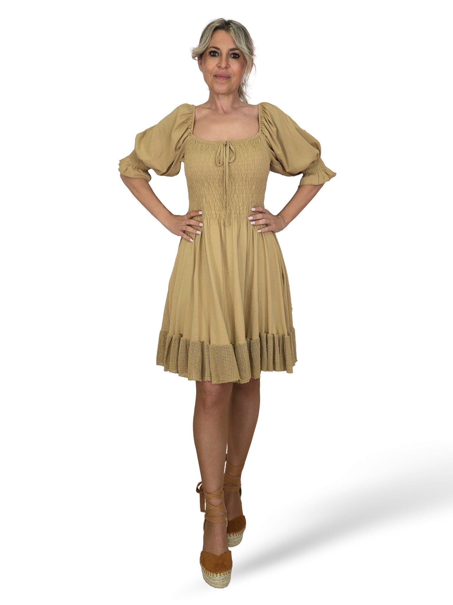 VESTIDO IBIZA REJILLA CORTO JOT