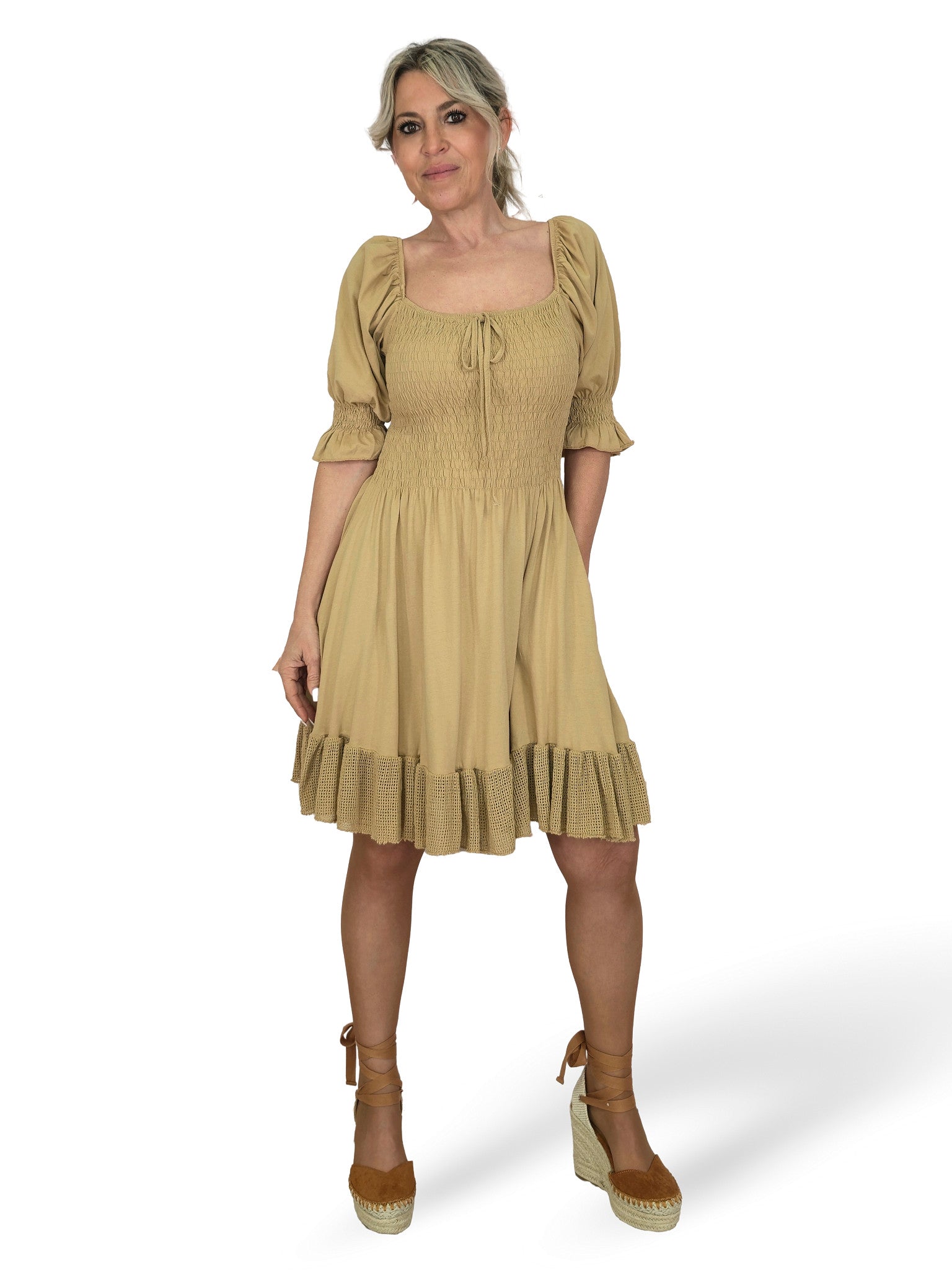 VESTIDO IBIZA REJILLA CORTO JOT
