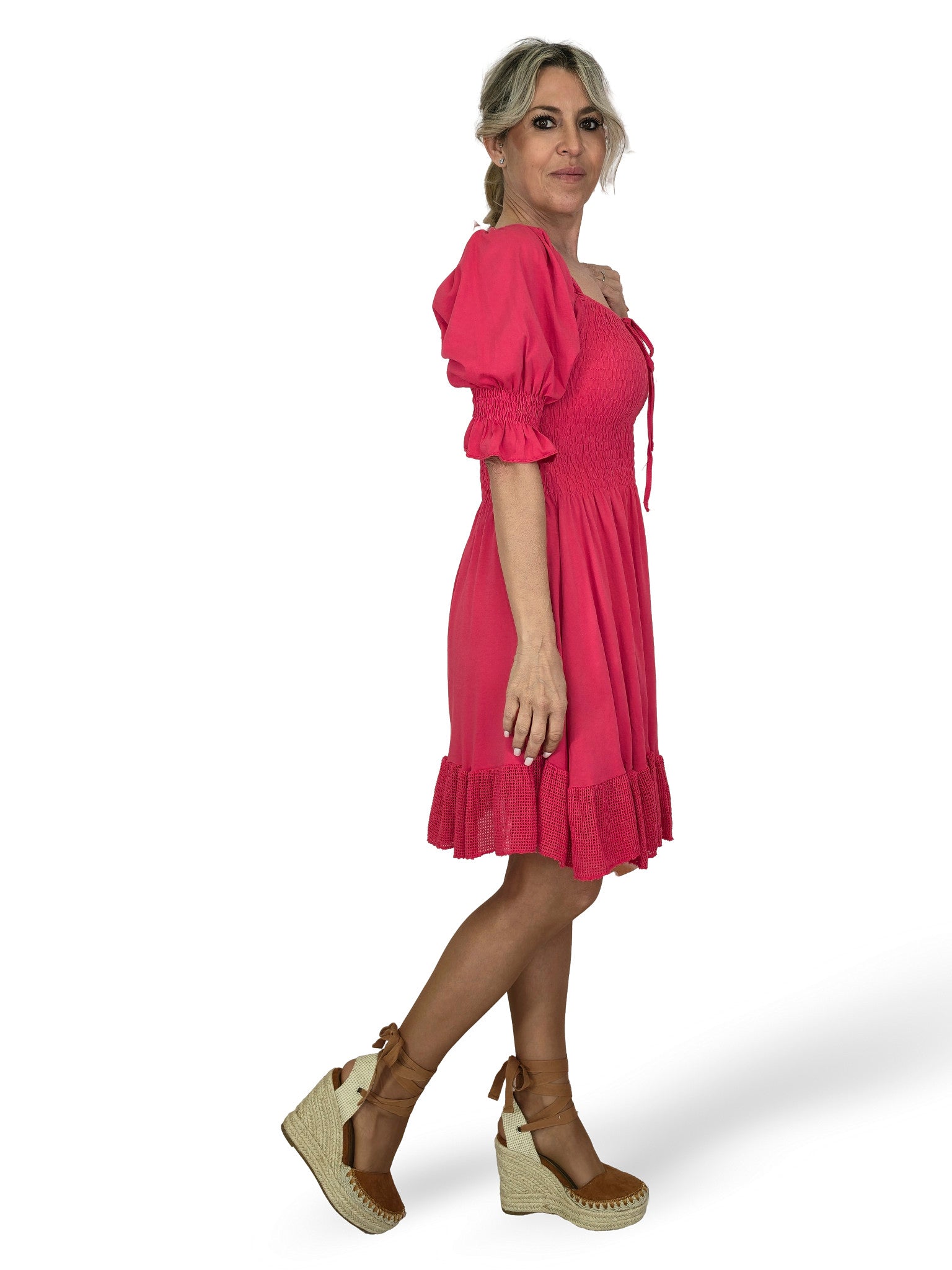 VESTIDO IBIZA REJILLA CORTO JOT