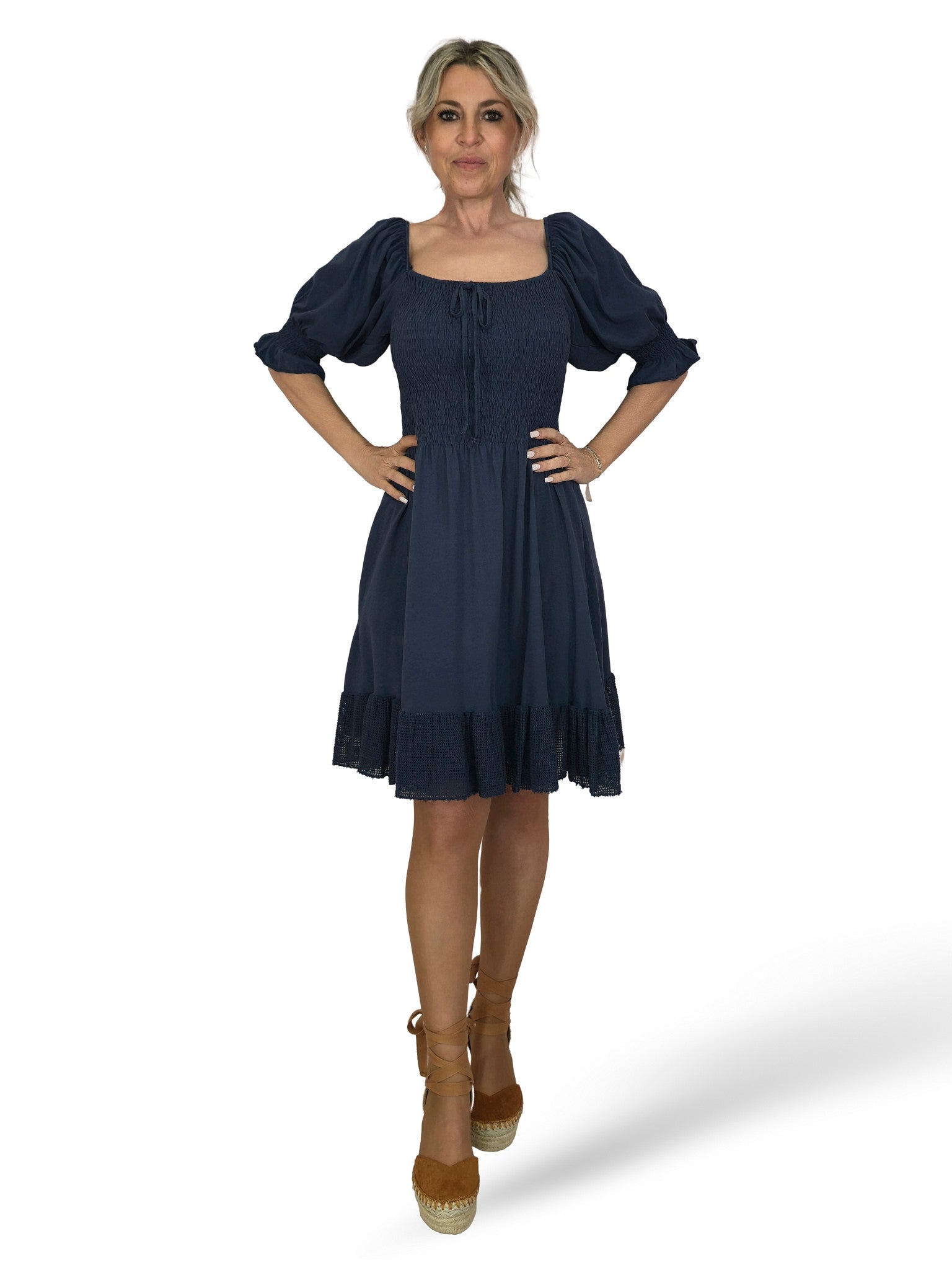 VESTIDO IBIZA REJILLA CORTO JOT