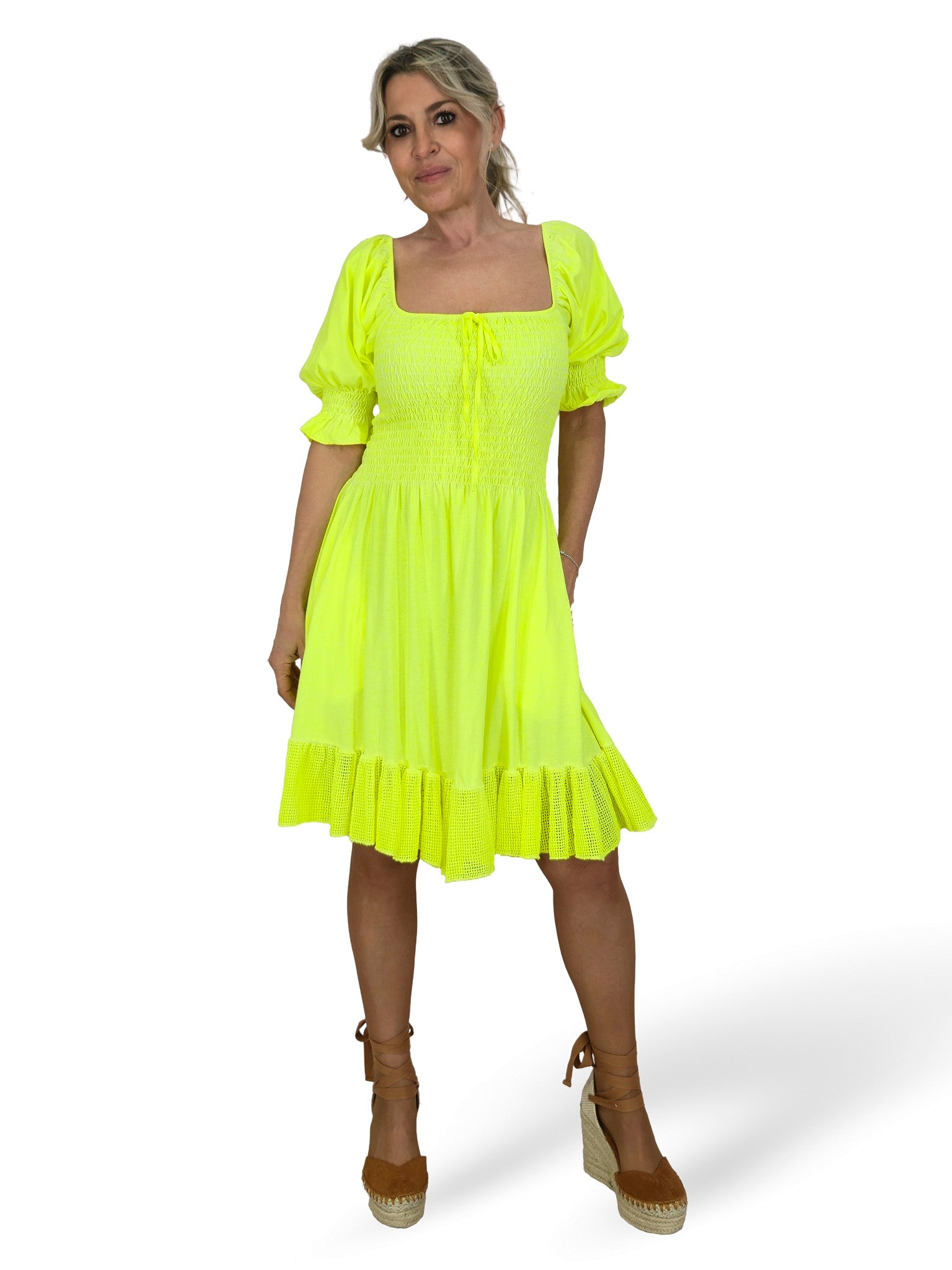 VESTIDO IBIZA REJILLA CORTO JOT