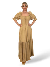 Vestido comprido de malha Ibiza JOT