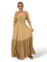 Vestido comprido de malha Ibiza JOT