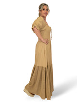 Vestido comprido de malha Ibiza JOT