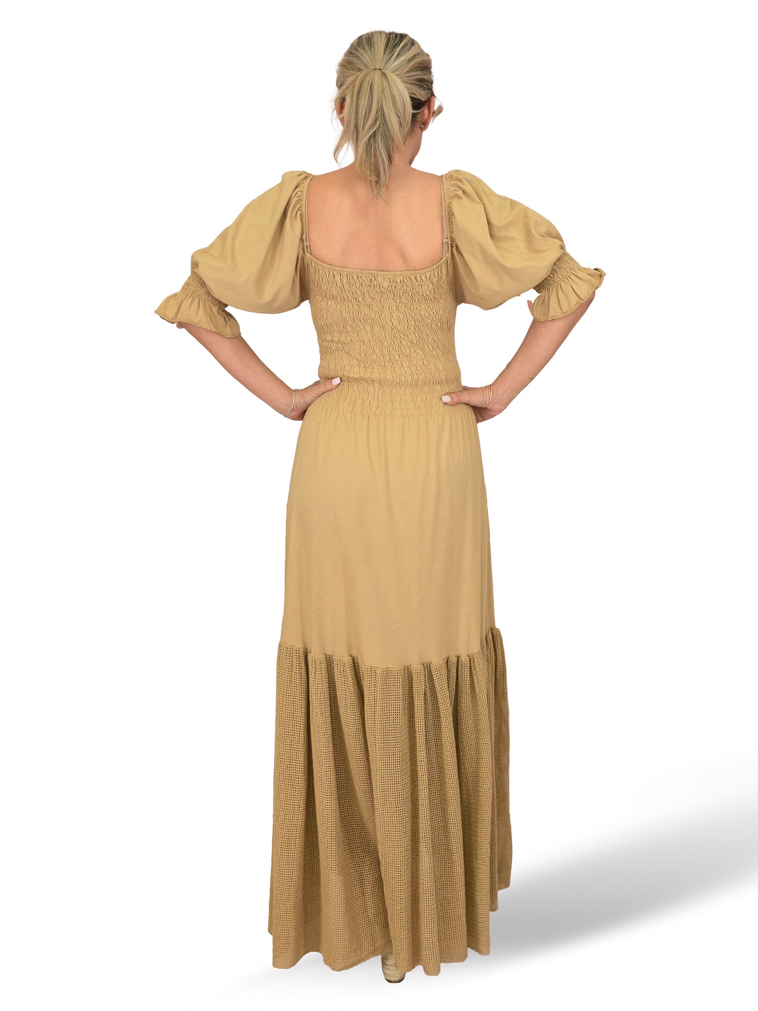 Vestido comprido de malha Ibiza JOT
